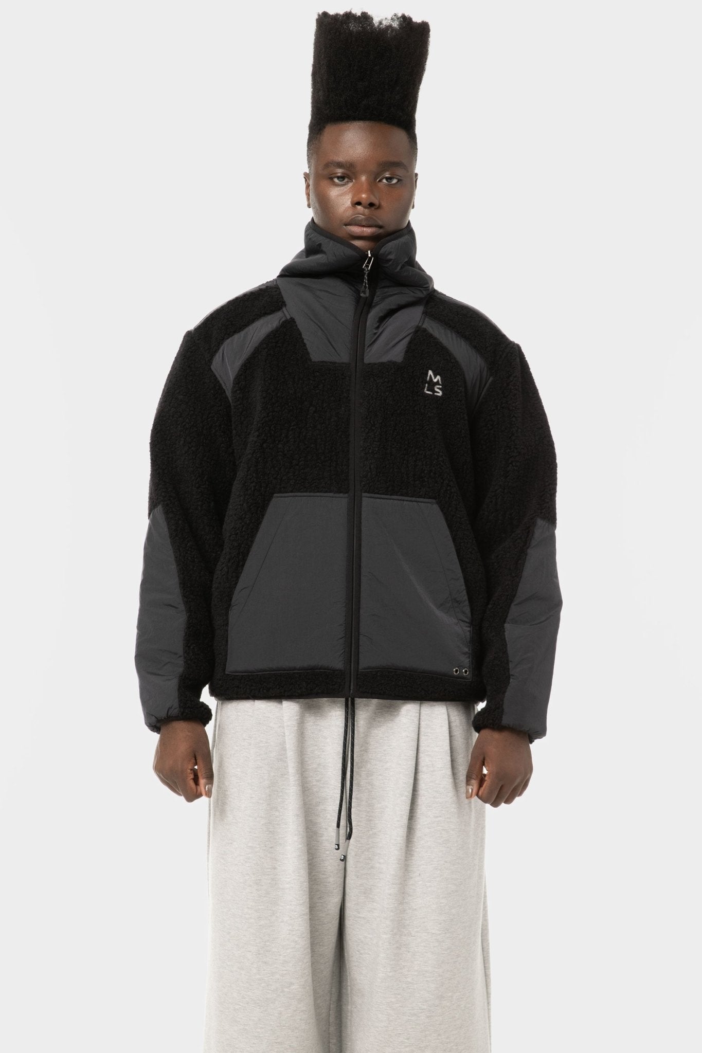 Temple Funnel Neck Polar Fleece Zip-Up - Magnlens