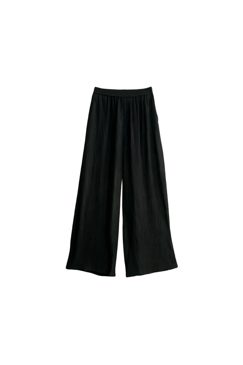 Max Simple Pleated Pants Black MSSG260169B